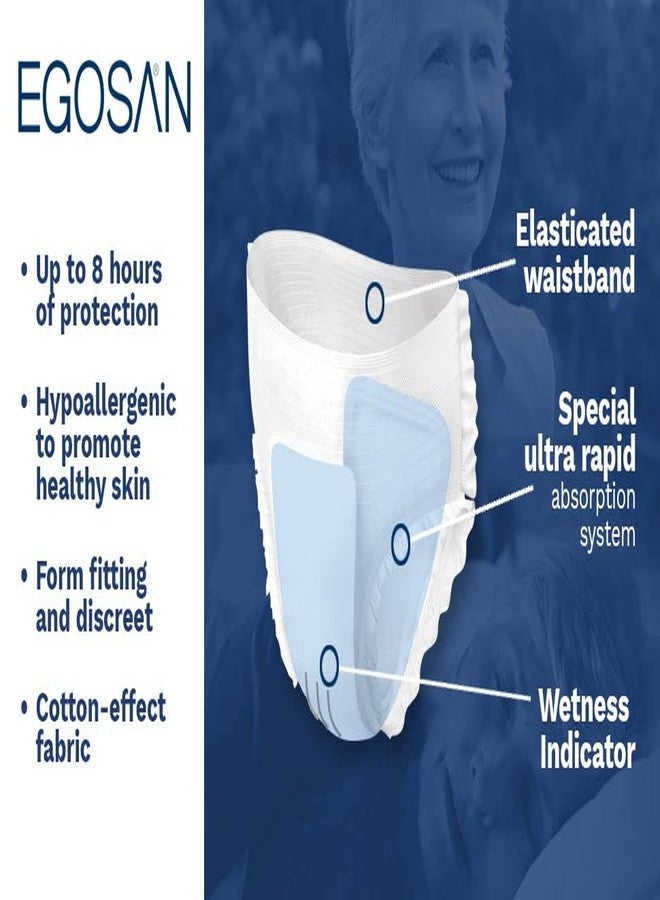 Egosan Adult Incontinence Pull Up Underwear with 8 Hours of Protection X-Dry Technology for Superior Absorbency Disposable for Men and Women (Large, 6 ct) - Image 2